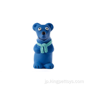犬を噛むおもちゃ輝くラテックスの犬のおもちゃが熊